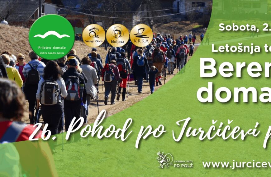 Letošnji pohod po Jurčičevi poti pod sloganom Beremo domače