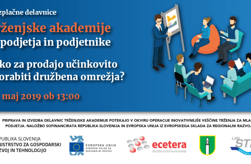Brezplačna delavnica: Kako za prodajo učinkovito uporabiti družbena omrežja?