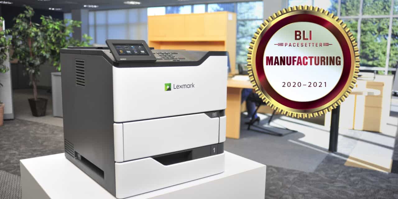 Lexmark prejel nagradi BLI PaceSetter Awards za trgovino in proizvodnjo