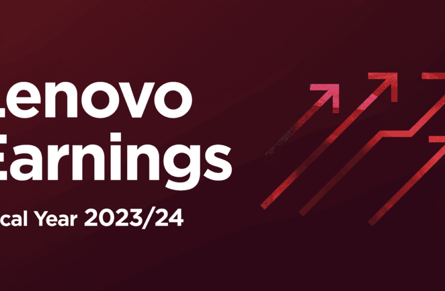 Skupina Lenovo: rezultati za poslovno leto 2023/24