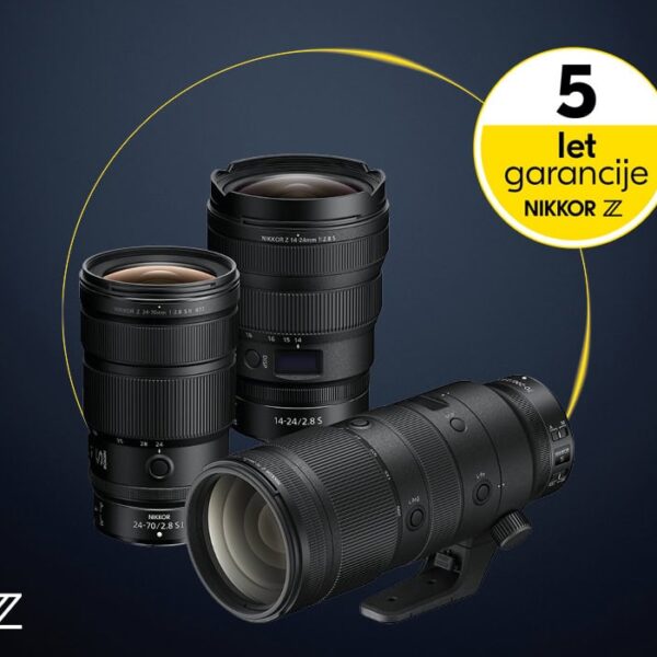 Nikkor Z 5 let garacije
