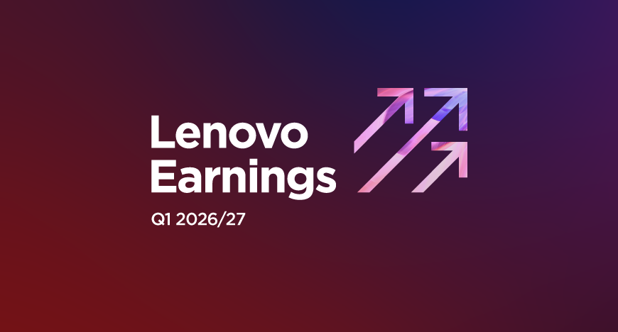 Lenovo z najuspešnejšim četrtletjem v zgodovini: strategija Hybrid AI spodbuja nadaljnjo rast